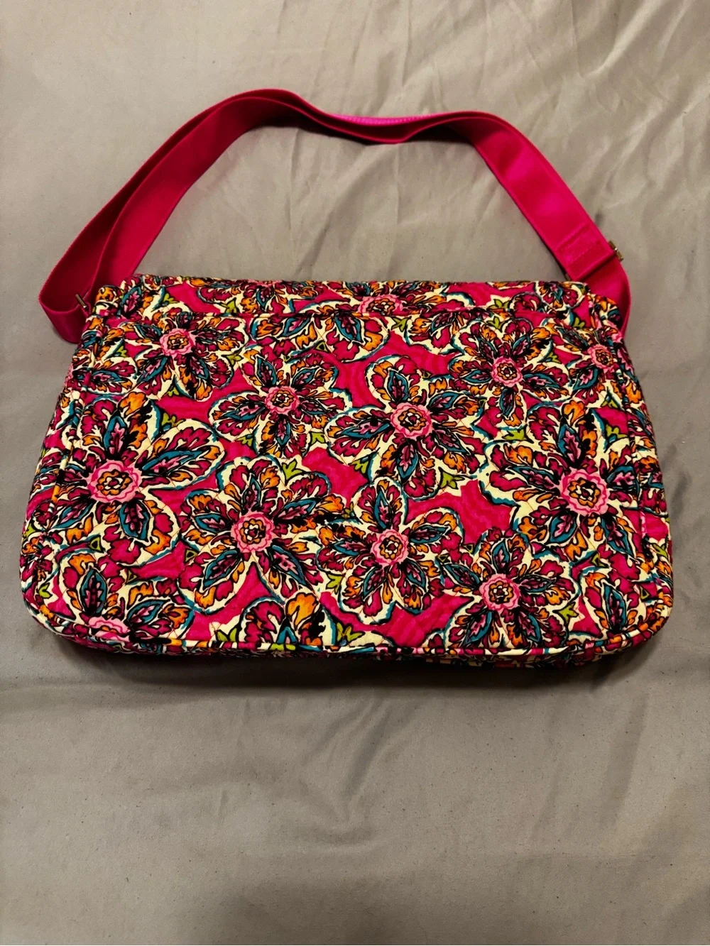 Pink Vera Bradley laptop bag